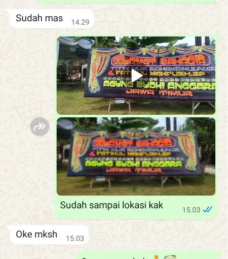 Pengiriman Papan Bunga Pragen Pamotan